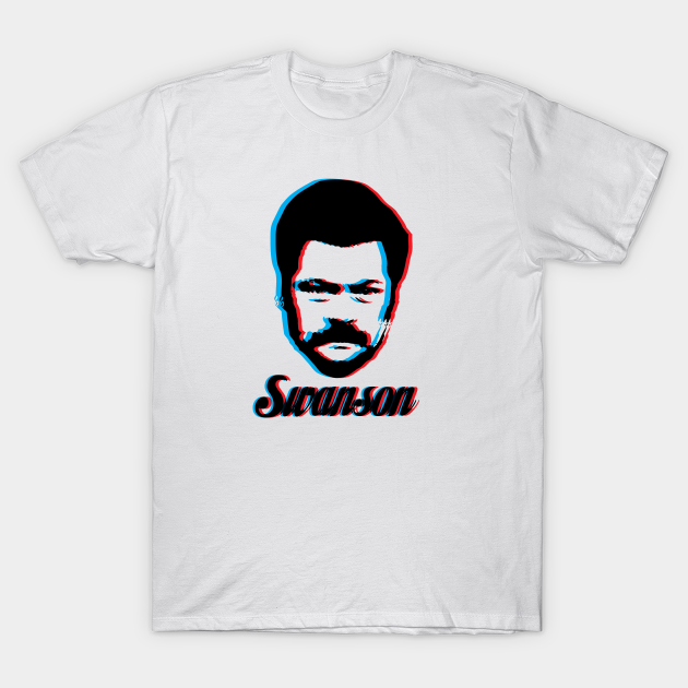 Swanson - Be A Man - T-Shirt | TeePublic